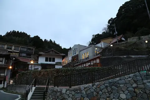 有福温泉 御前湯の外観
