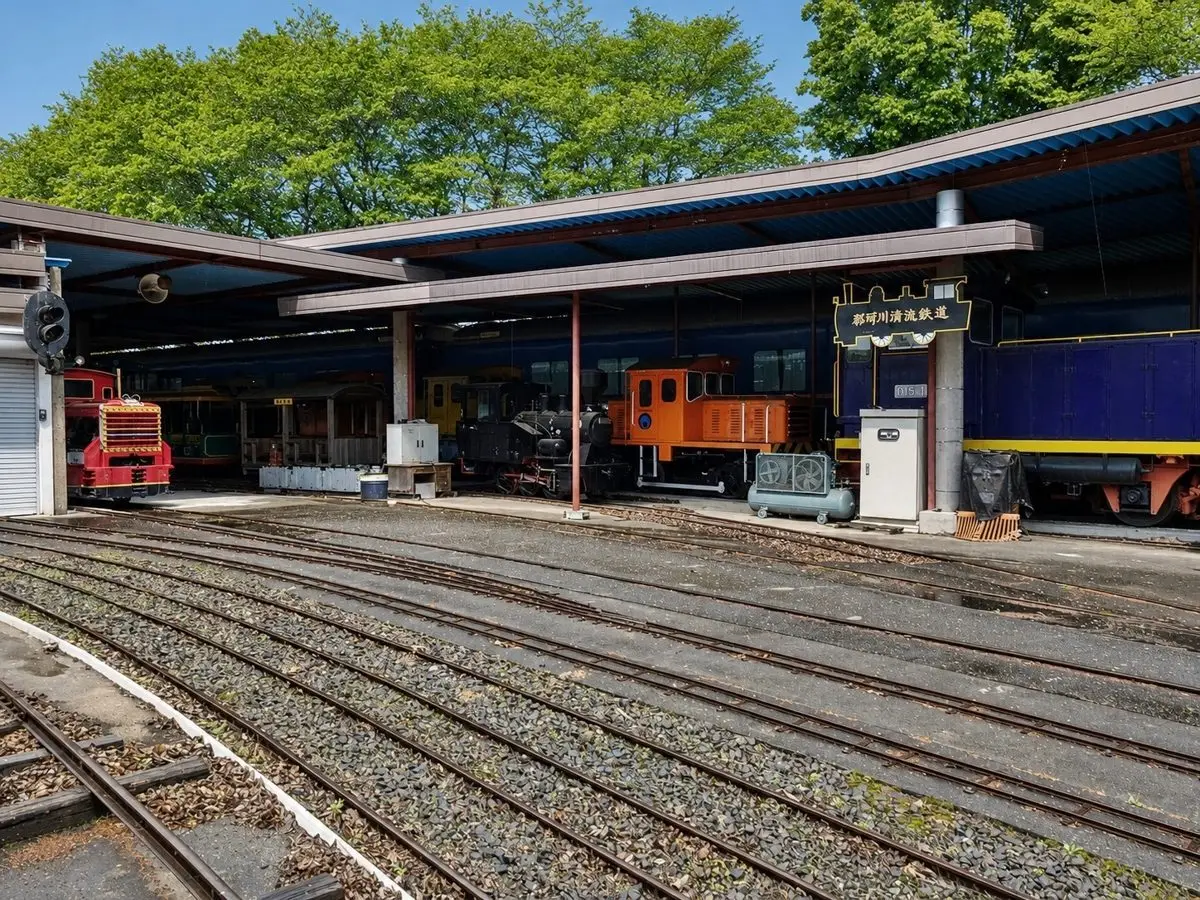 那珂川清流鉄道（ホテル美玉の湯とは別施設、那珂川町内の鉄道公園）