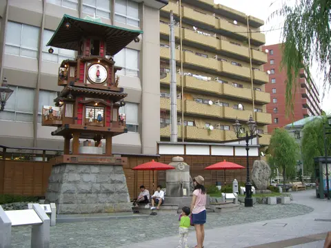 道後温泉 放生園の坊っちゃんカラクリ時計