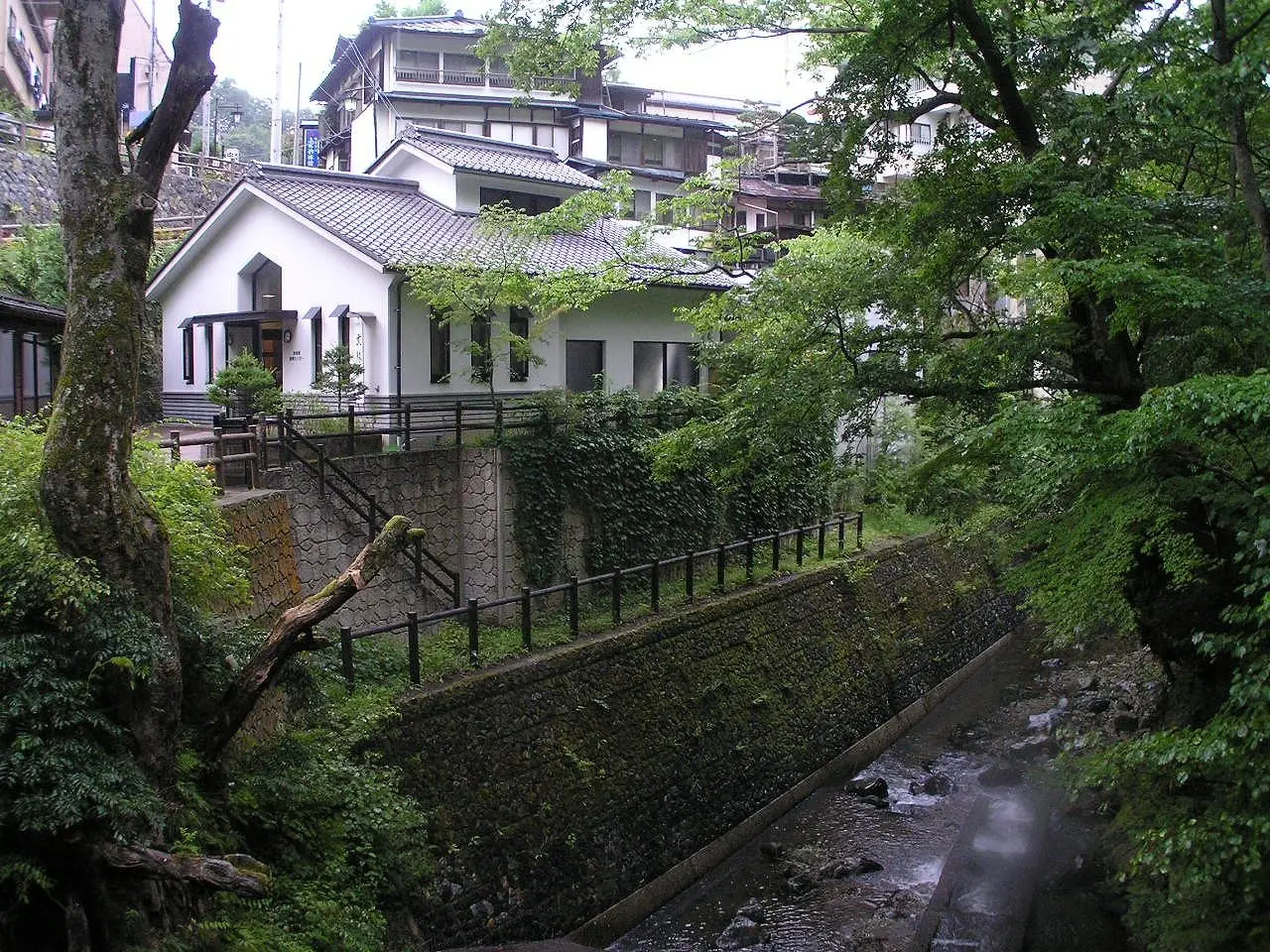 鹿教湯温泉の共同浴場