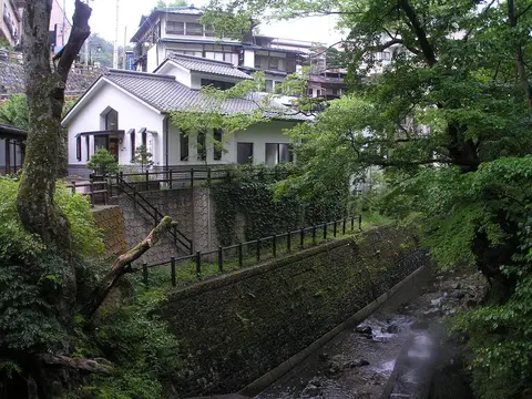 鹿教湯温泉の共同浴場