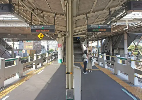 JR常磐線 南柏駅のホーム