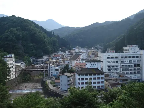 土湯温泉の風景（施設周辺の景観）