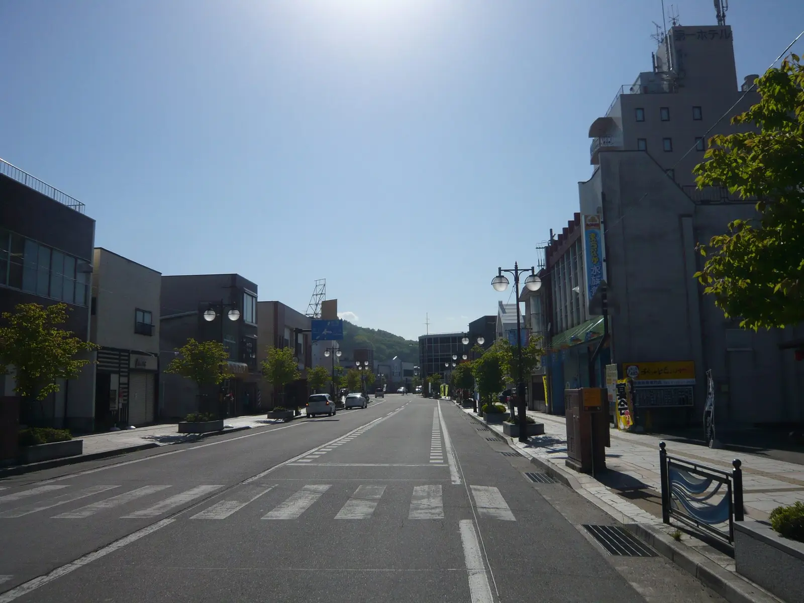 久慈市中心部の街並み（施設周辺の景観）