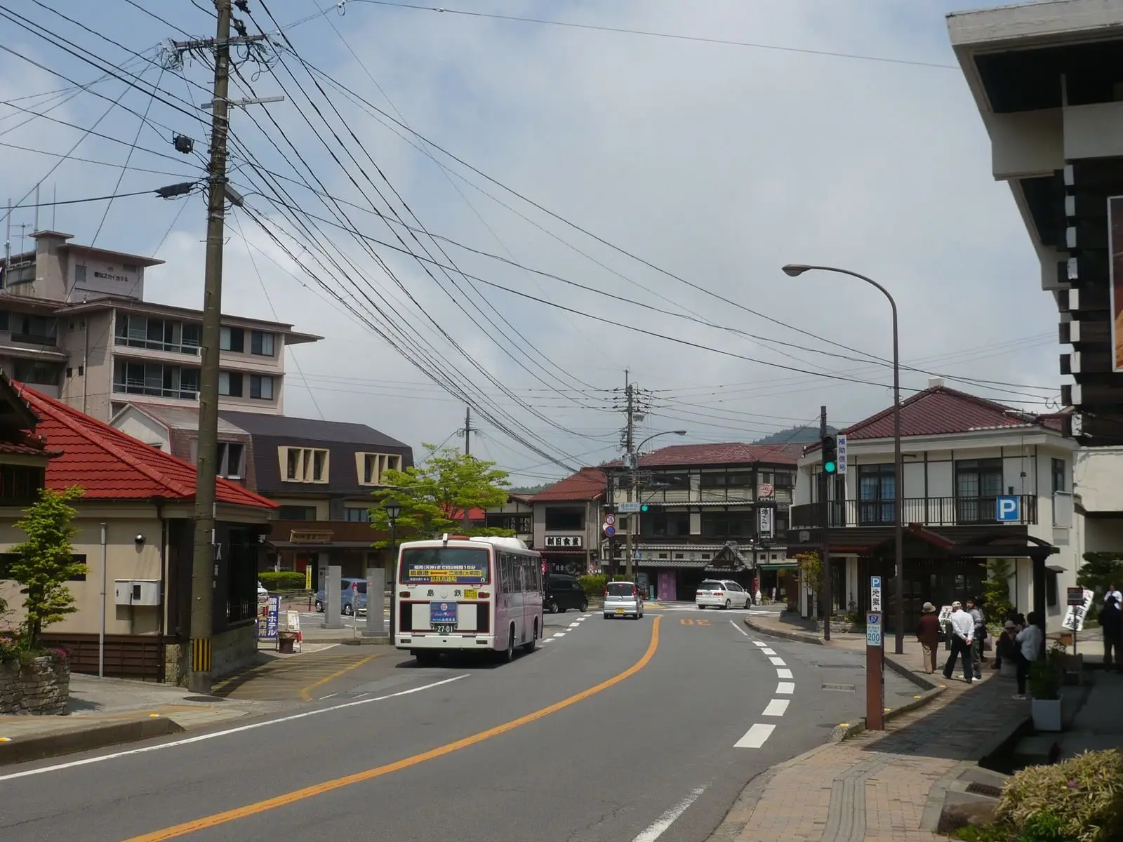 雲仙温泉の中心街（施設周辺の景観）