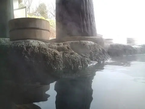 由布院温泉 夢想園の露天風呂